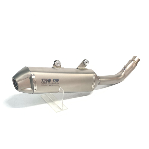 Offroad Bike Exhaust Muffler For KTM FS450 450SX-F Slip-on Exhaust Titanium 2018-2022